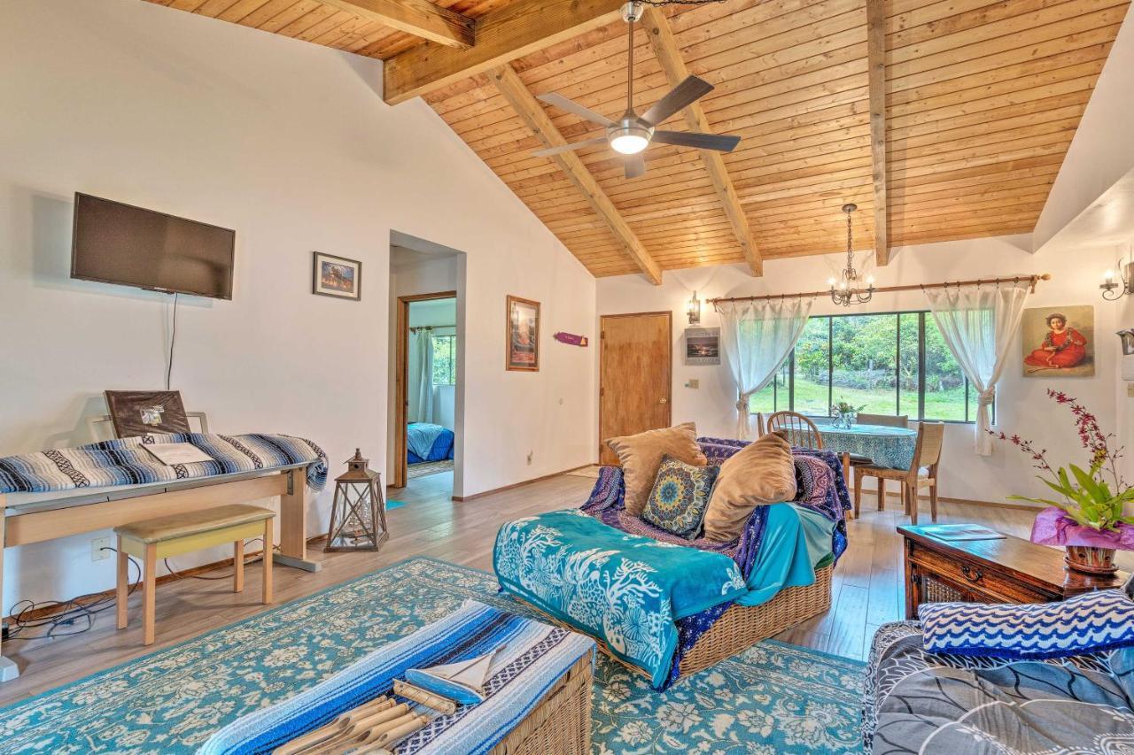 Naalehu Peaceful Abode With Deck, 13 Mi To Black Sand Beach! מראה חיצוני תמונה