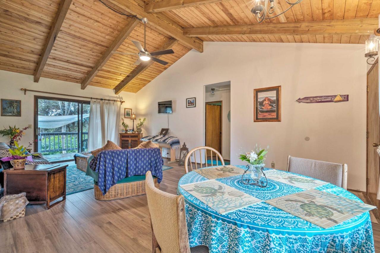 Naalehu Peaceful Abode With Deck, 13 Mi To Black Sand Beach! מראה חיצוני תמונה